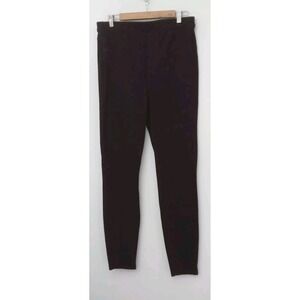 Spanx Jean-ish Ankle Leggings Pants Pullon Size Medium* Tall Burgundy Pre-owned